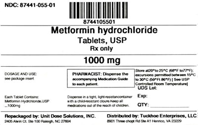 Metformin HCl 1000 mg (8744105501 Metformin HCl 1000 mg)